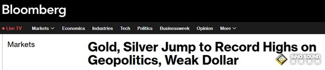 究竟怎麼回事！？勁爆行情突襲 金價一度暴漲近52美元創新高 白銀狂飆逾4%