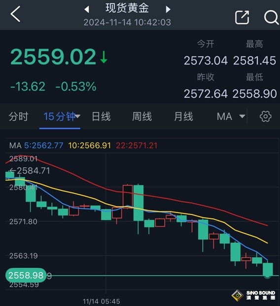 究竟怎麼回事！？金價短線重挫失守2560美元 FXStreet首席分析師黃金技術前景分析