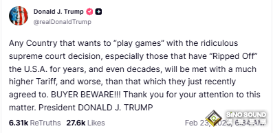 特朗普再放狠話：誰敢“耍花招”就加到更高！還可能加收“許可費” 市場應聲下挫