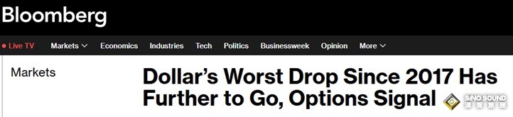 自2017年以來最慘烈的下跌行情仍未結束！期權市場顯示美元跌勢還有進一步空間