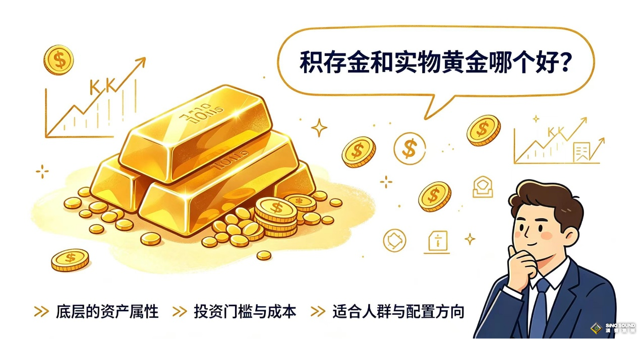 積存金和實物黃金哪個好？