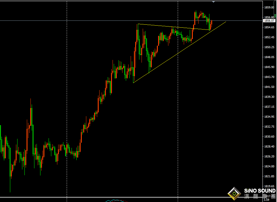 張明藝:黃金破位,今日回落繼續多！