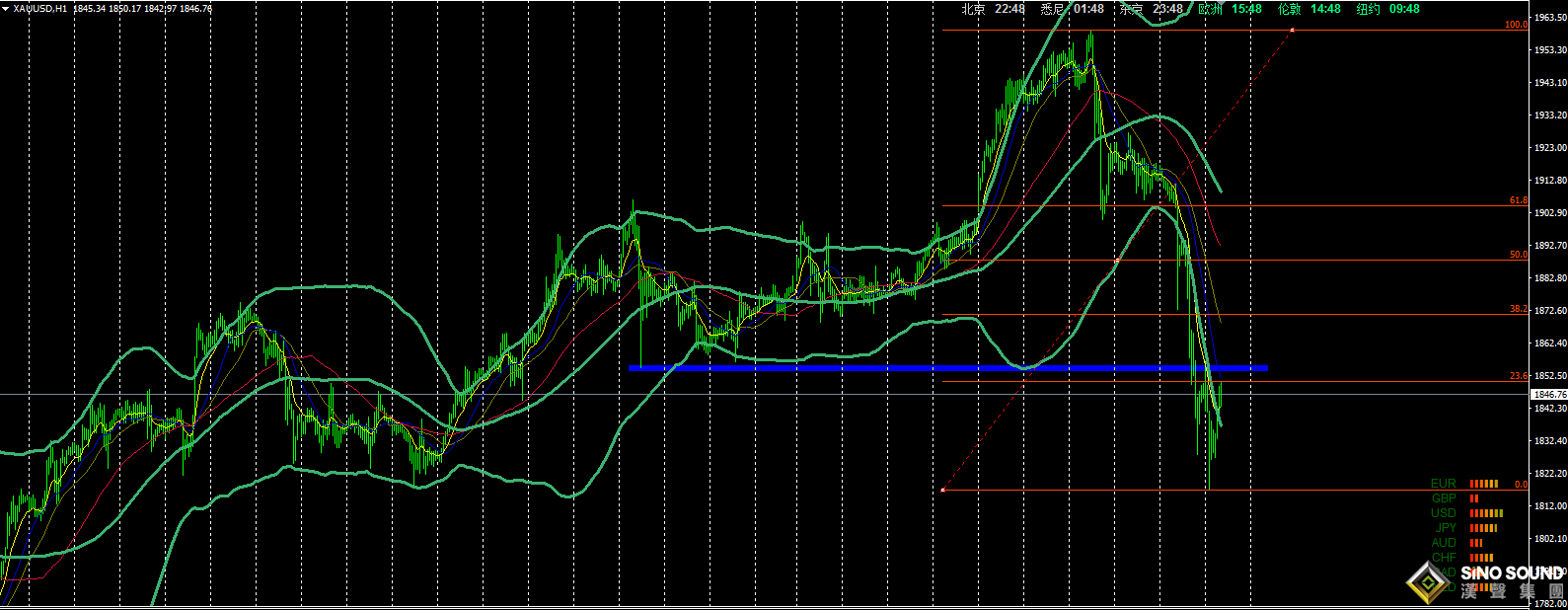 張明藝:黃金回調繼續空