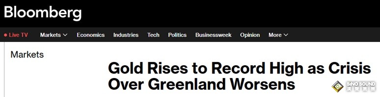 黃金又大爆發！格陵蘭正為美軍入侵做準備 美聯儲傳大消息 金價暴漲近78美元