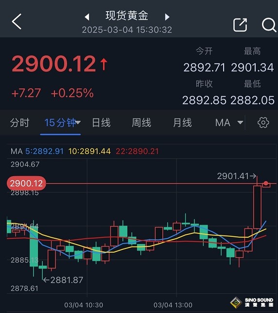 中國傳來大消息、黃金短線急漲觸及2900美元！FXStreet高級分析師金價交易分析