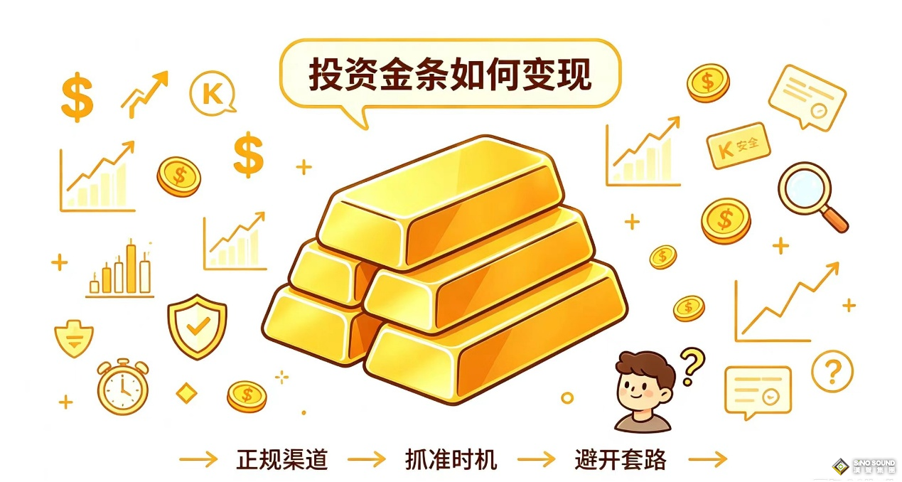 投资金条如何变现？渠道方法很重要