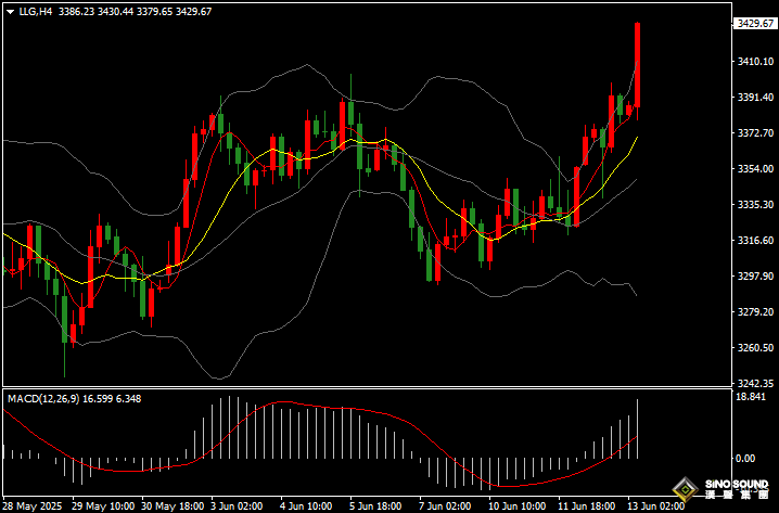 漢聲張新才:[6月13日早評]以色列對伊朗發動襲擊，避險需求助長金價爆漲