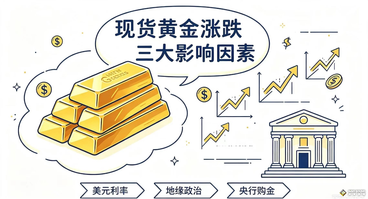 現貨黃金的漲跌影響: 三大核心因素深度剖析