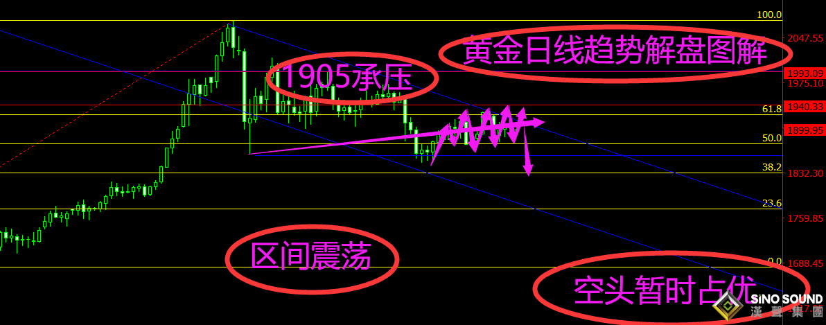曠少林:全球經濟陷入更深衰退擔憂 黃金短空1905