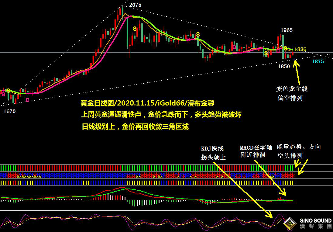 吳艷鵬:擠出效應 疫苗消息突襲市場、大雨傾盆金價回撤（2020第44期黃金周評）